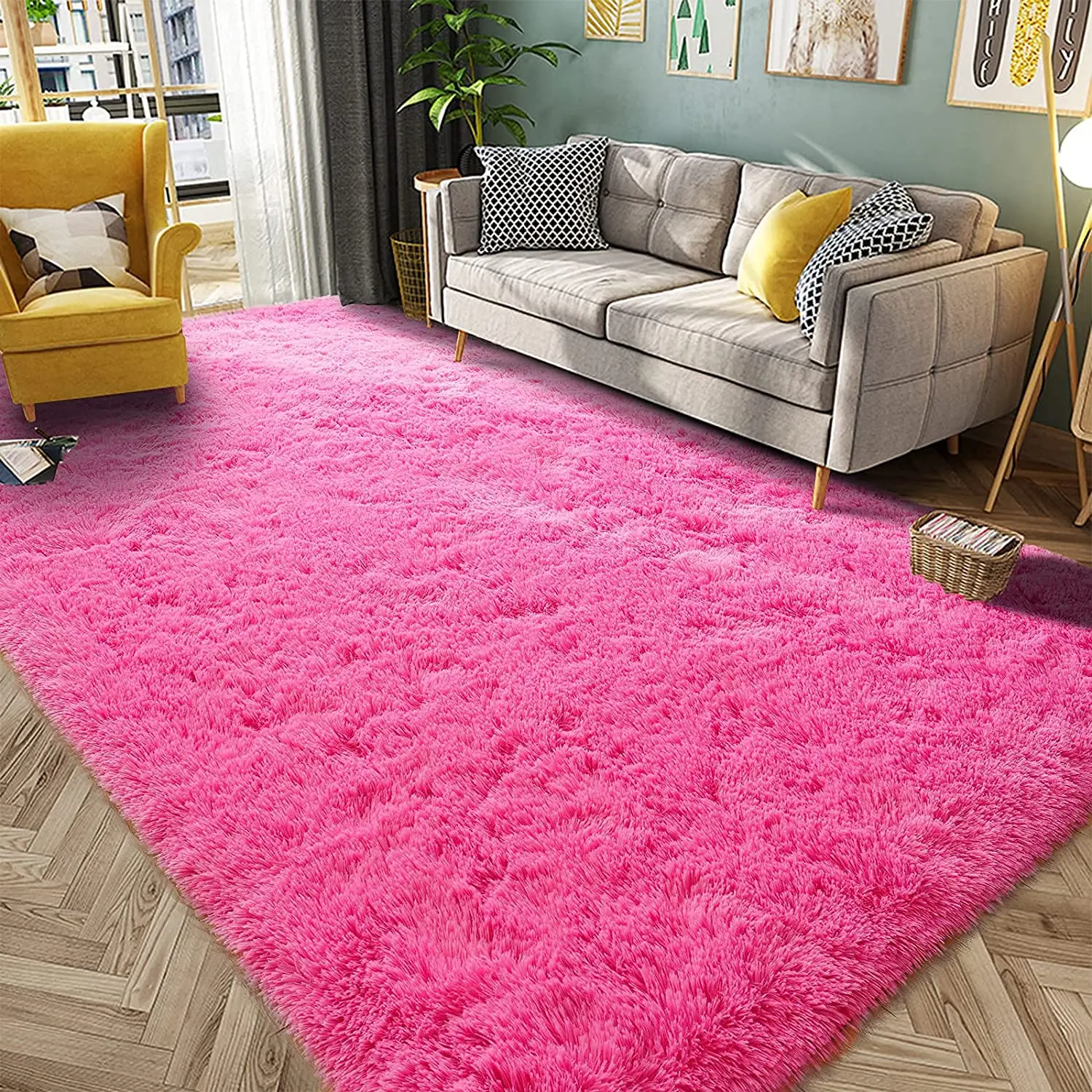 

Fluffy Area Rugs for Living Room Non-Slip Tie Dye Carpet for Bedroom Indoor Carpet for Kids Playroom Home Decor Soft Area Rugs