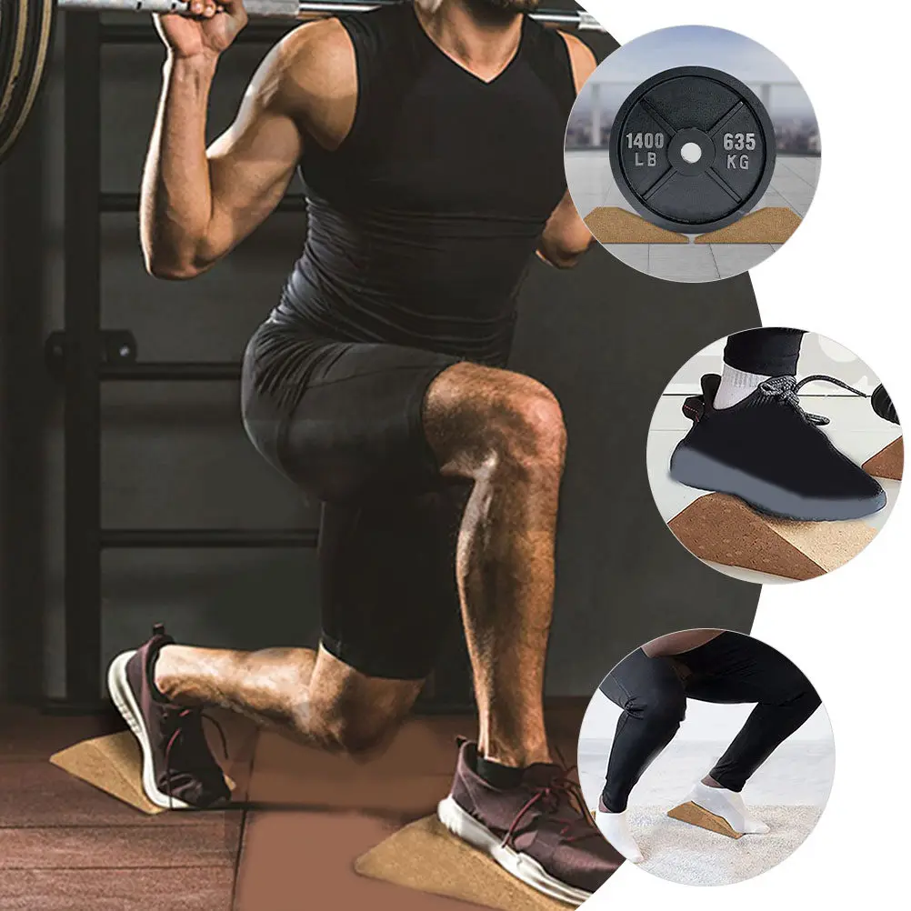 Slant Board For Yoga Training Adulte Block Textured Anti- Calf Stretcher Fitness Heavy Duty Inclined