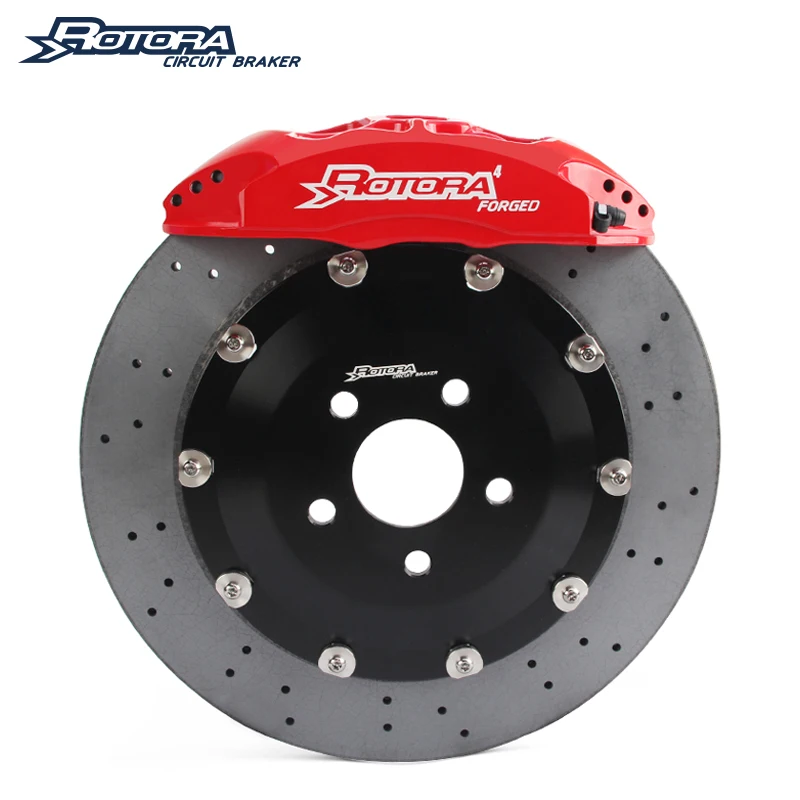 10/4 Pot High Performance Big Brake Caliper Kit Carbon Ceramic Brake Discs Modified Racing Brake System for New Energy Vehicles