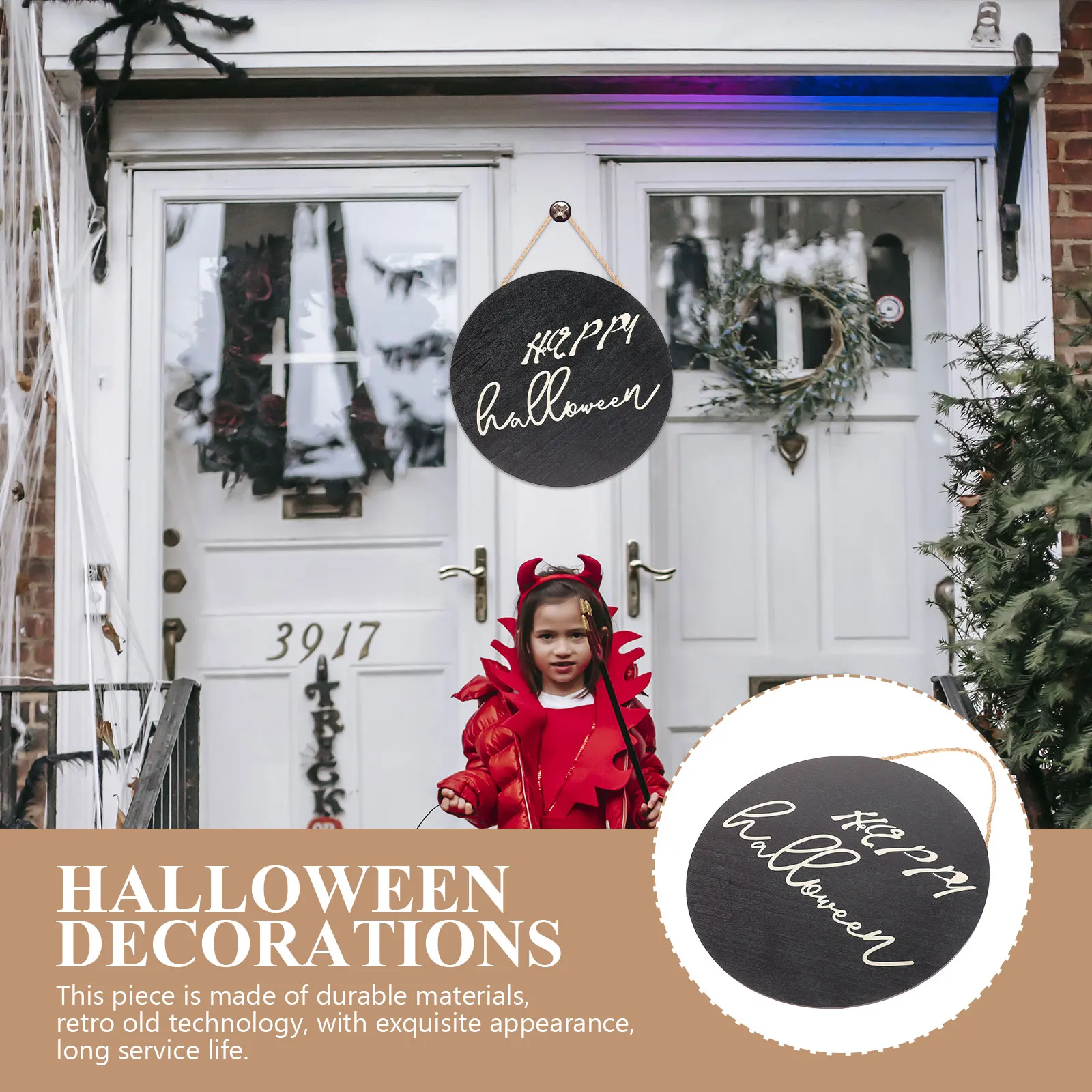 

Not Halloween Listing Door Hanging Signs Household Hanger Decoration Decorations