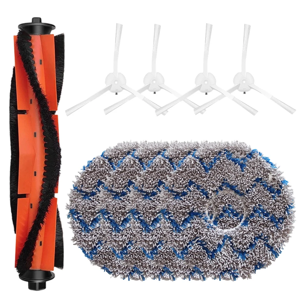 

Комплект ткани для швабры с основной боковой щеткой, замена для Eufy, для робота-пылесоса Omni C20, простые в установке бытовые чистящие детали