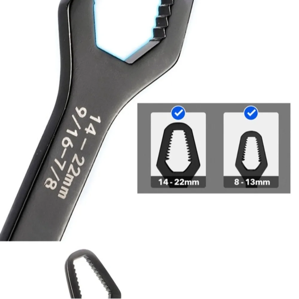 

8-22mm​​ Torx Wrench​​ ​​Universal​​ Adjustable Wrenches ​​Hand Tool​​ ​​Screwdriver​​ Ratchet Spanner​​ Car Motorcycle Repair​​