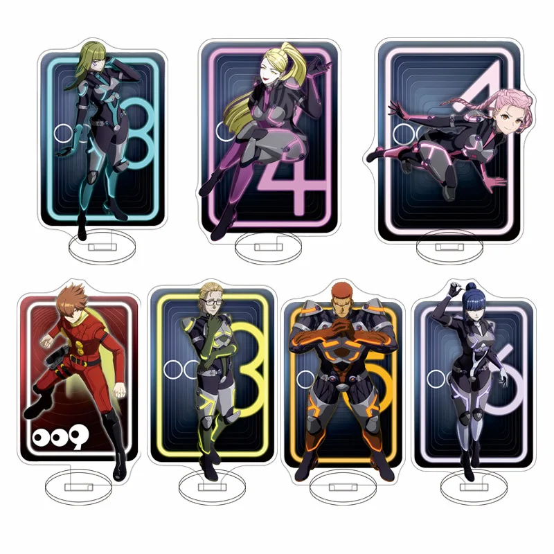 Cyborg 009 Acrylic Standee Joe Shimamura 001-008 Desktop Display For Anime Fans Anime Character Tabletop Decor Collection Gift