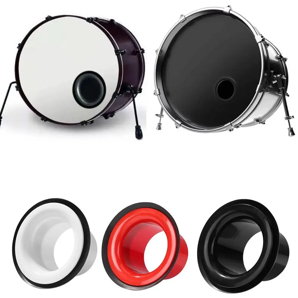 

Вставка для порта, улучшающее отверстие, усилитель бас-барабана, улучшение барабана с черным защитным отверстием для порта, нижний микрофон барабана