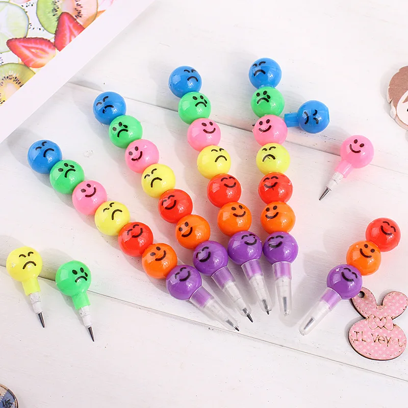 

15 Pcs Building Blocks Cartoon Splicing Pencils Children Pencil HB Student School Office Writing Supplies Creative Stationery