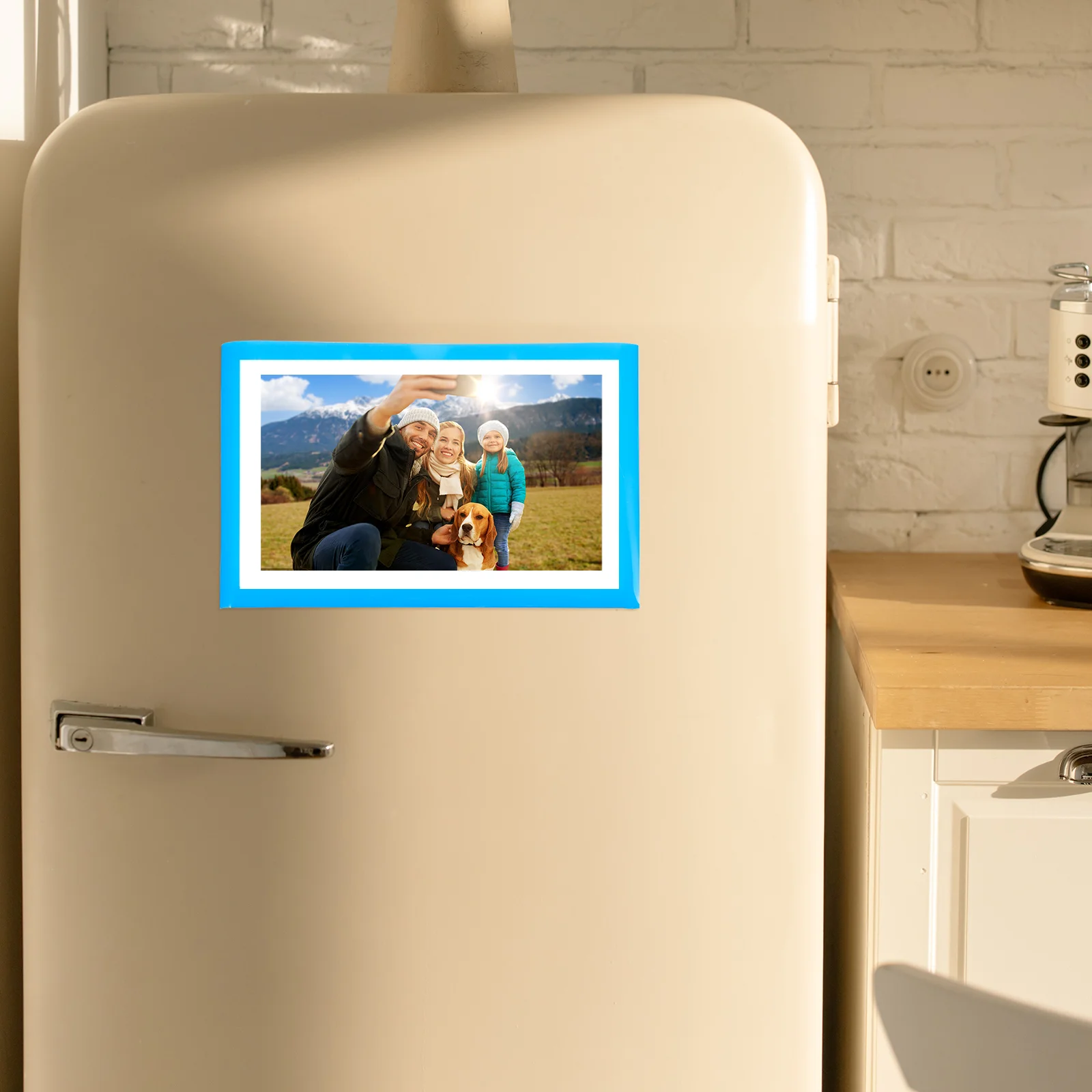 포토 프레임 마그네틱 카드 홀더 파일 정보 가방 소프트 스티커 컬러 로고(a4 가로 스타일) 슬리브 프레임 사무실