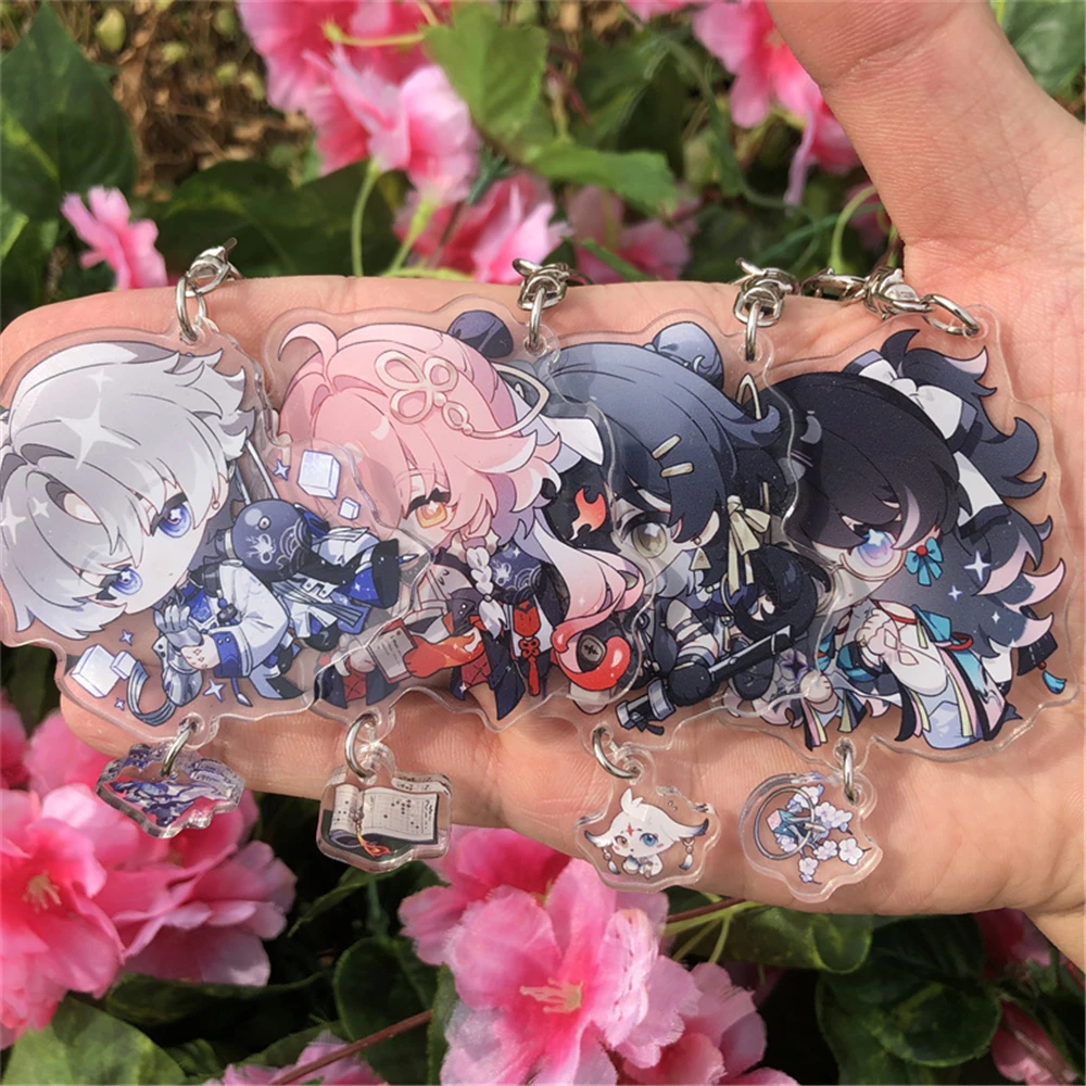 Game Wuthering Waves WW Changli Shin-Fei Chen Verina Xiangli Yao Cosplay Costumes Anime Key Chain Keychain Accessories Pendant