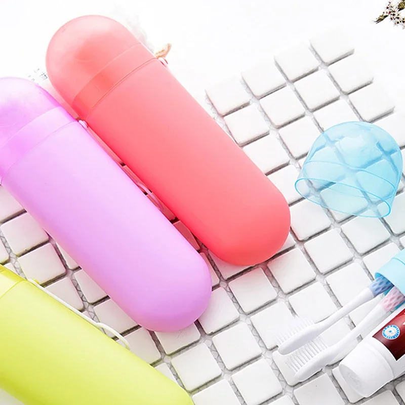 المحمولة السفر معجون الأسنان حامل فرشاة الأسنان اكسسوارات الحمام المنزلية حقيبة للتخزين حامل في الهواء الطلق المنظم للحمام #6