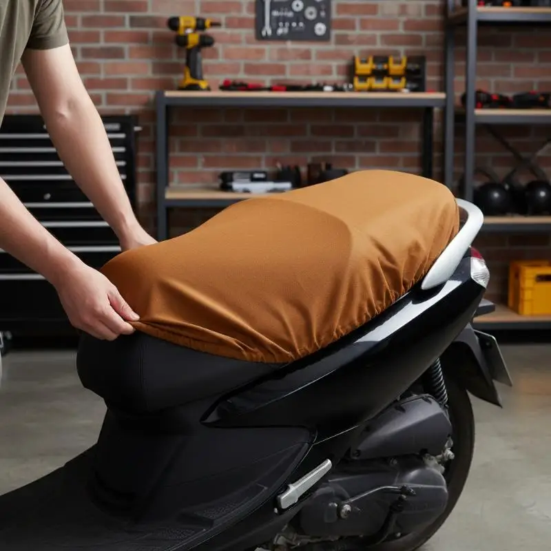 

Universal Elastic Leather Motorcycle Cover for Maximum Waterproof Protection
