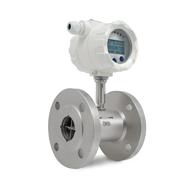 

High Accuracy Liquid Turbine Flowmeter 4-20mA Pulse RS485 Diesel Fuel Hot Water Flow Meter Flow Sensor Chinese Products