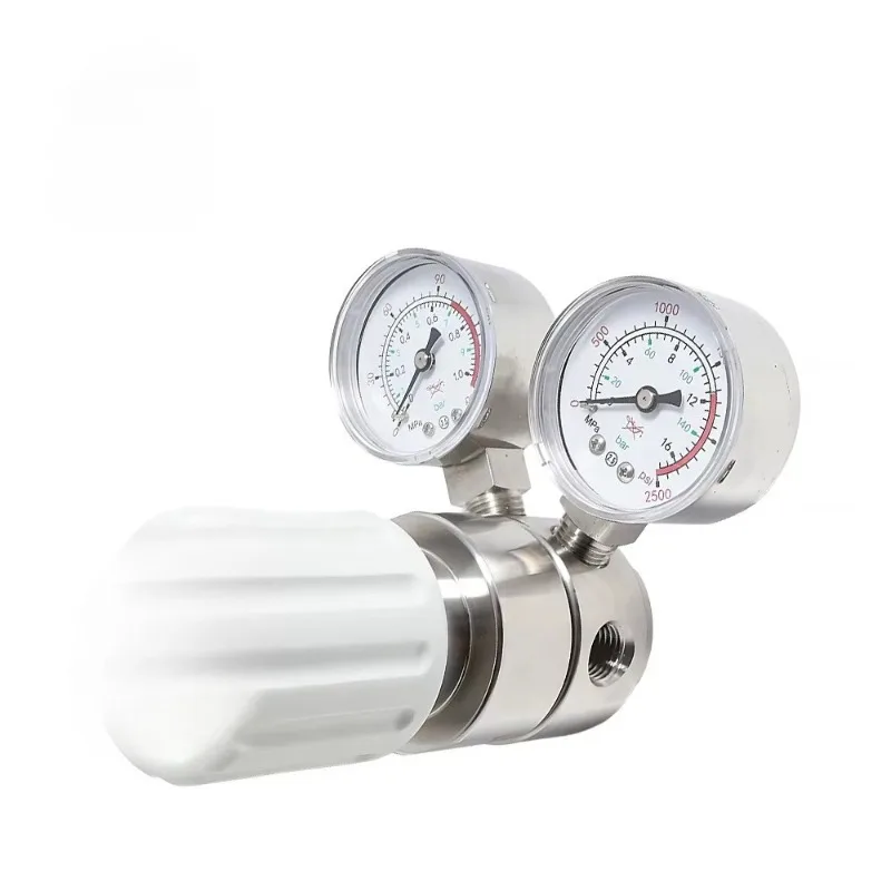 

High Flow Adjustable Pressure Reducing Regulator 1/4" Inlet 6000psi Outlet 3000psi Gas Regulator