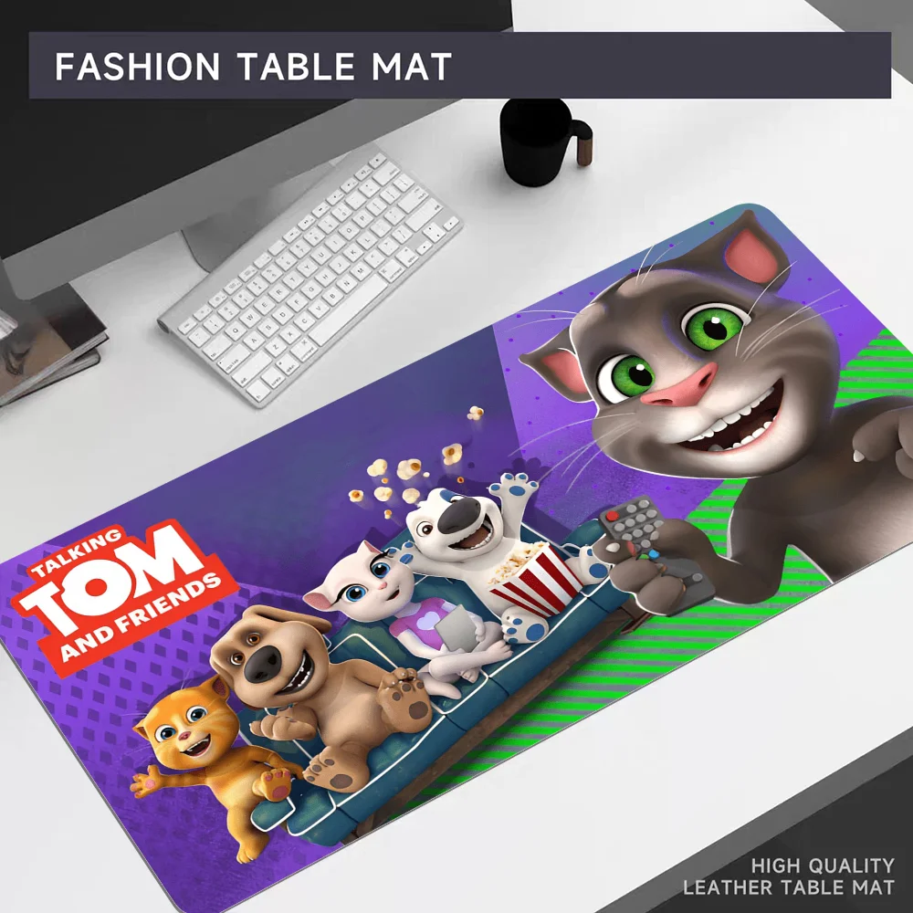 Talking-Tom And Friends Non-slip Lockedge PC Gaming Mouse Pad Gamer Desk Mats Keyboard Pad Mause Pad Muismat for PC Mouse Carpet