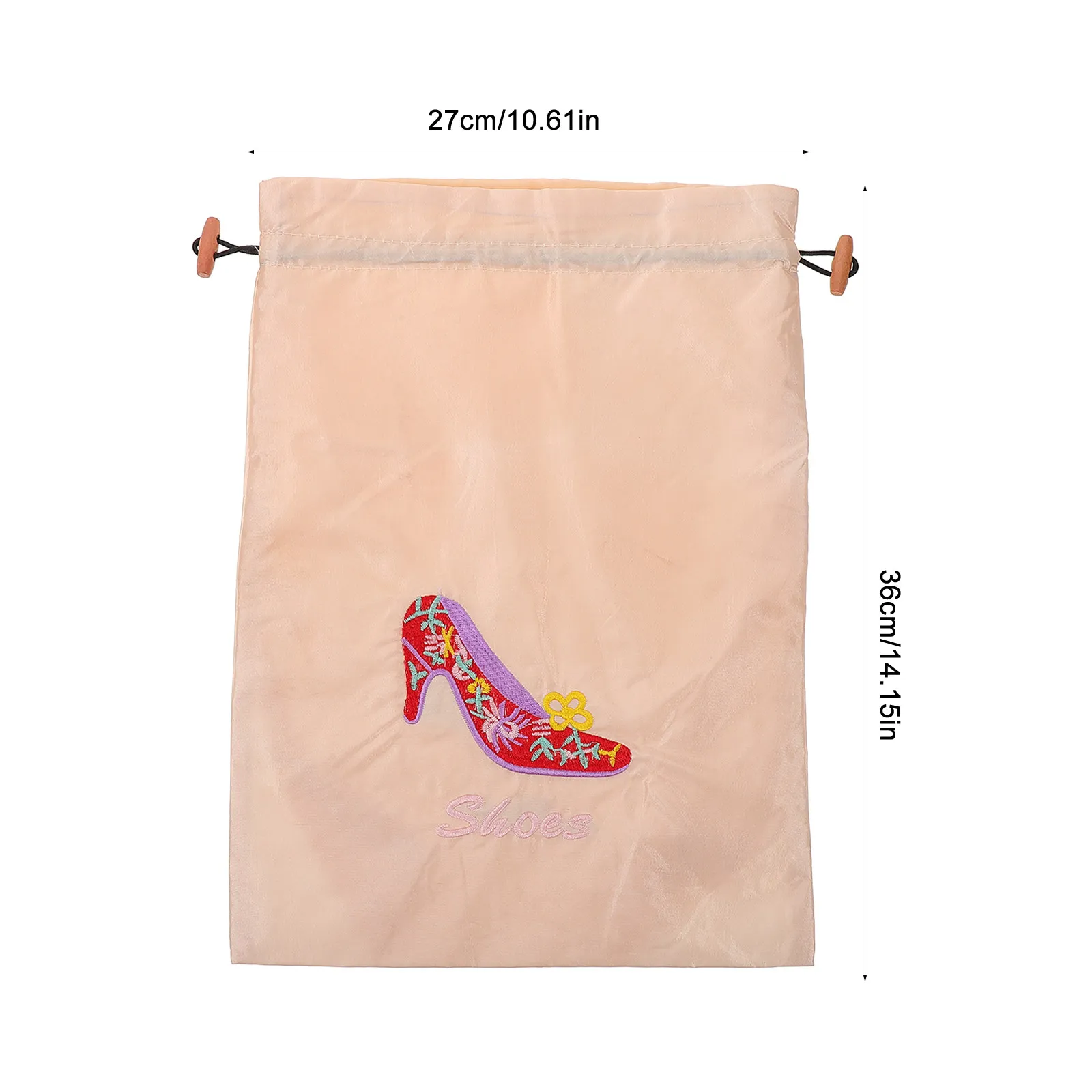 Dancing Shoe Bag Wear-Resistant Drawstring Design Large Storage Space for Ballet Shoes and Accessories Ballet Shoe Bag