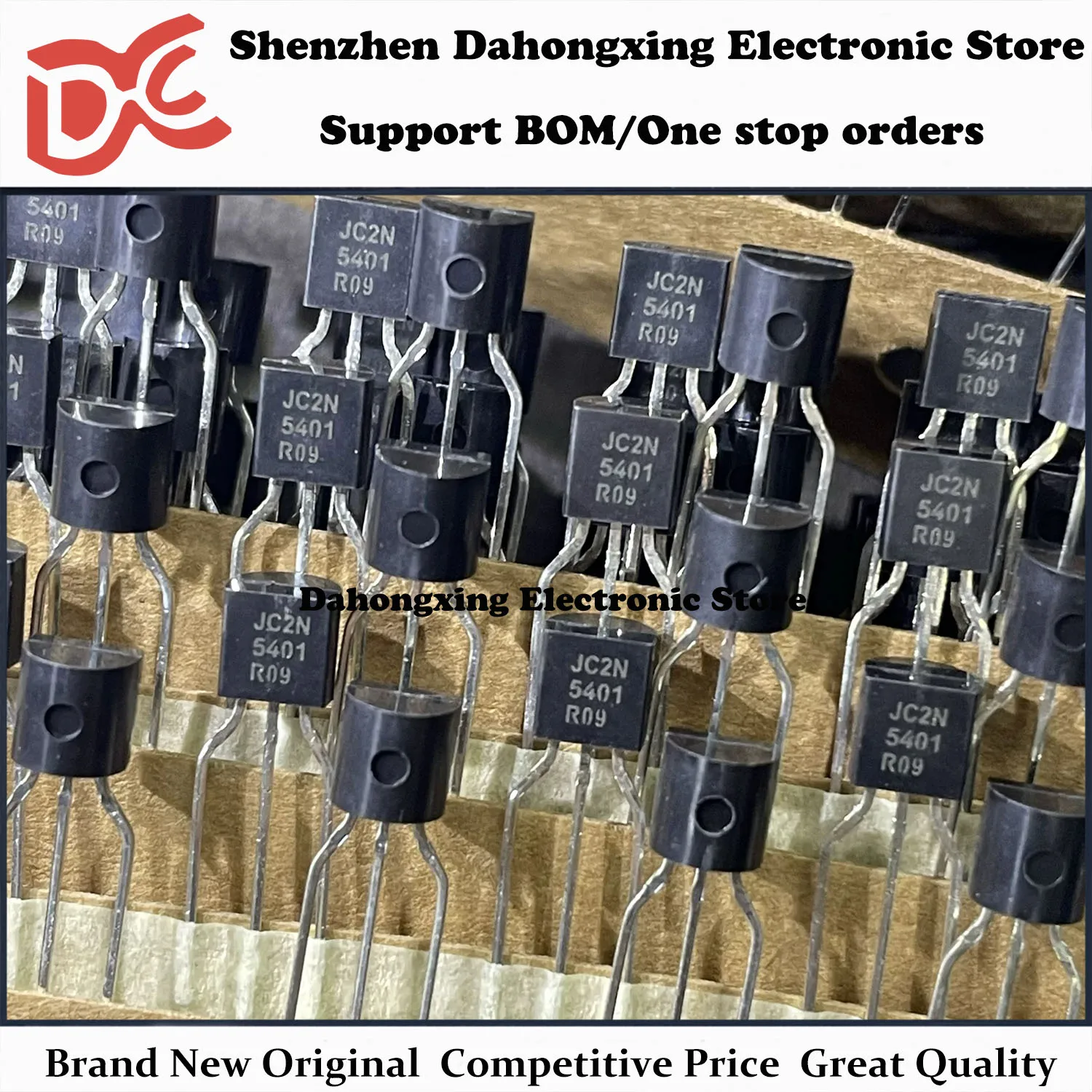 New Original 20Pairs 2N5551YTA 2N5551 + 2N5401 2N5401YTA TO-92 Transistor Electronic Components Great Quality