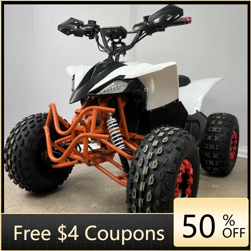 Rs Powerful 60V 1000W four-wheel electric all-terrain vehicle for children and adults with automatic chain drive 125cc displacem