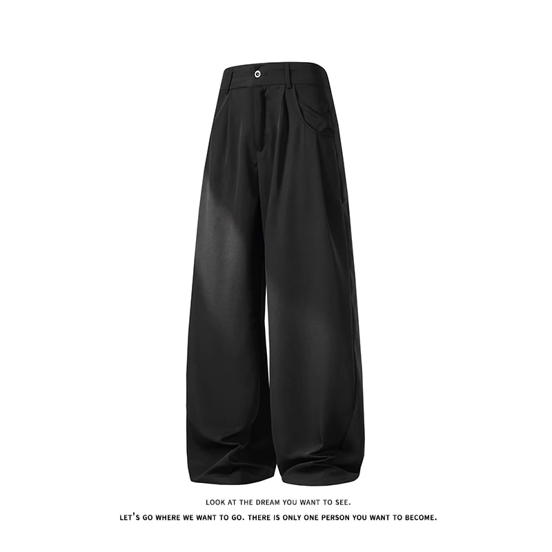Street Hip Hop Schwarz Harem Hosen Männer Elastische Taille Punk Hosen Mit Bändern Beiläufige Dünne Jogger Hosen Männer Hip Hop Hosen