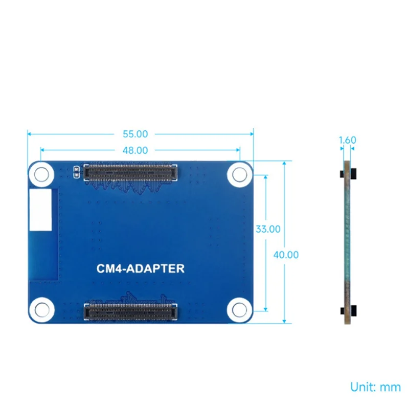 SQPP-สําหรับ Raspberry Pi CM4 บอร์ดป้องกันโมดูลคอมพิวเตอร์ 4 อินเทอร์เฟซป้องกันรองรับ Luckfox Core3566