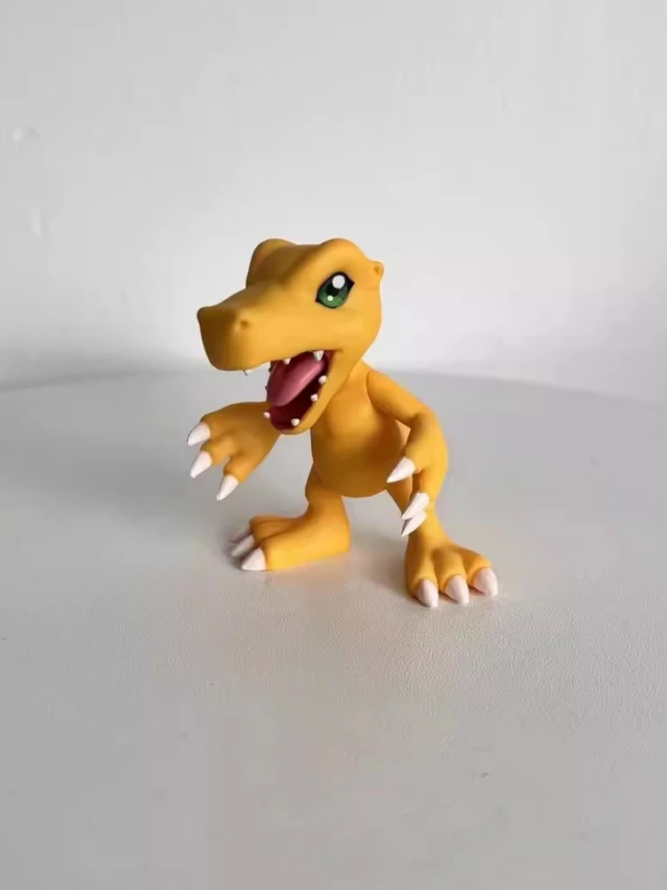 7cm Digimon Agumon Anime-Figur Modell-Statue Sammlerstück Desktop-Dekoration Ornament Spielzeug Geschenk für Fans