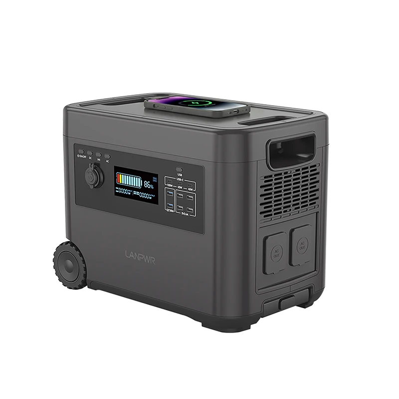 KAKAS Brand New 2500W Portable Power Station With Trolley 2160Wh LiFePO4 Battery Emergency Household Outdoor Power Supply