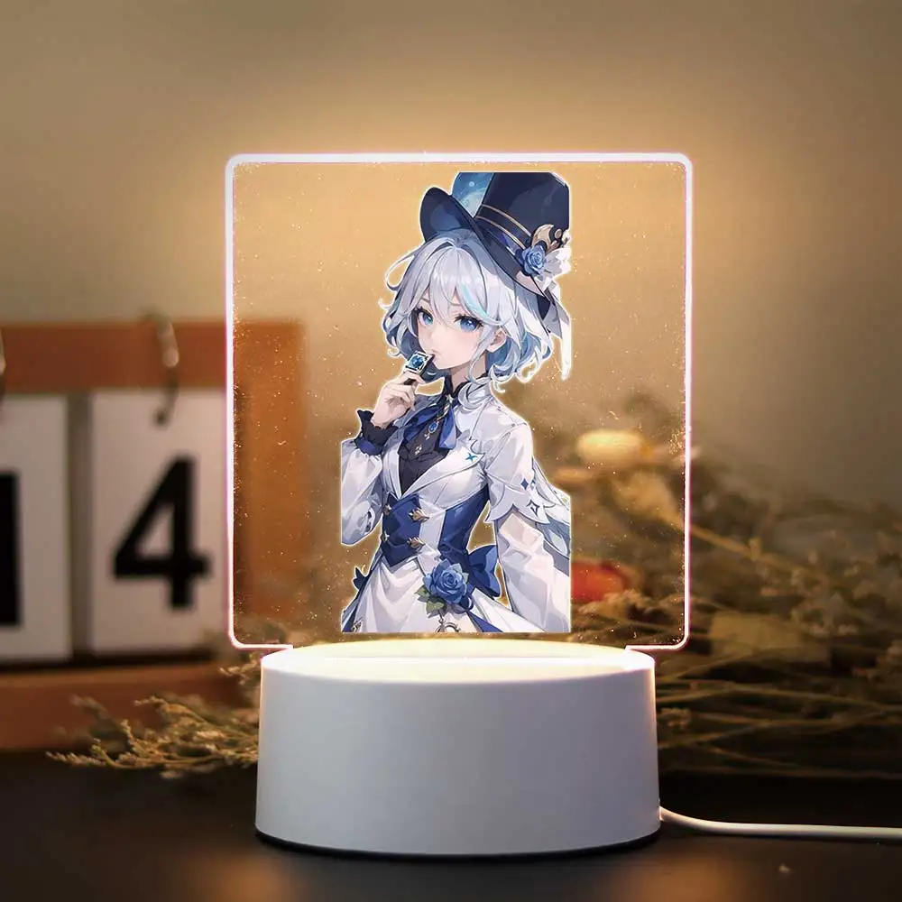 Nilou Genshin 3D Visual Acrylic Lamp for Game Room Decor the Boys Girls Birthday Gift