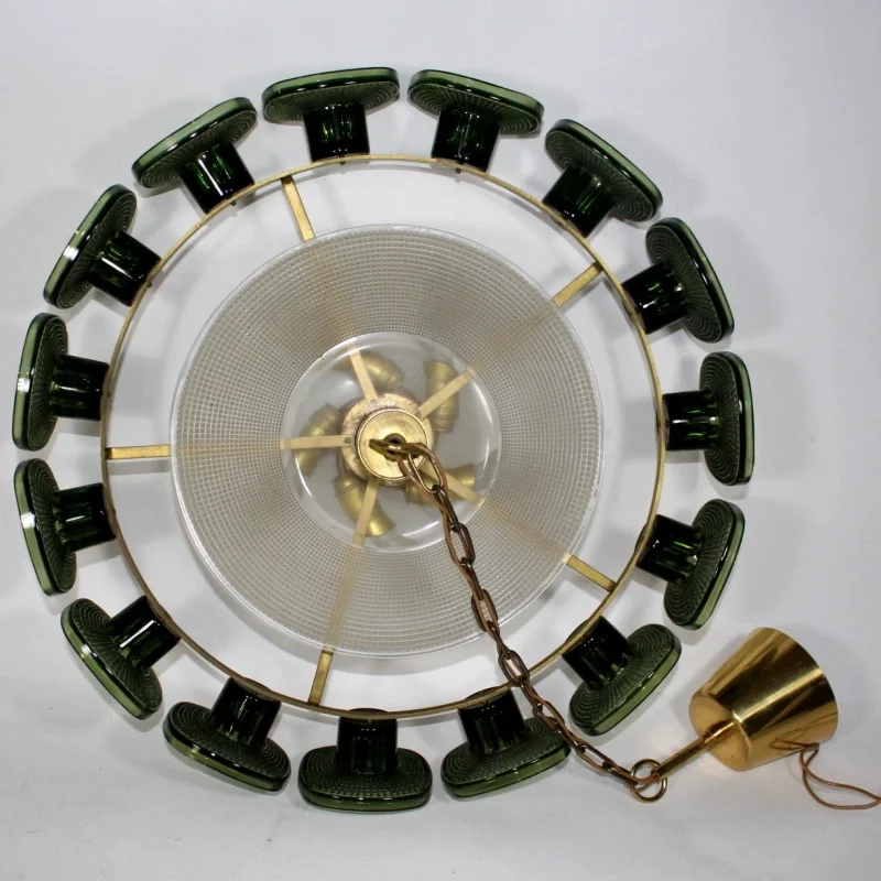 Lustre luzes de vidro verde para hotel sala estar francês moderno estilo pastoral pingente lustre lâmpada artística interior luminária