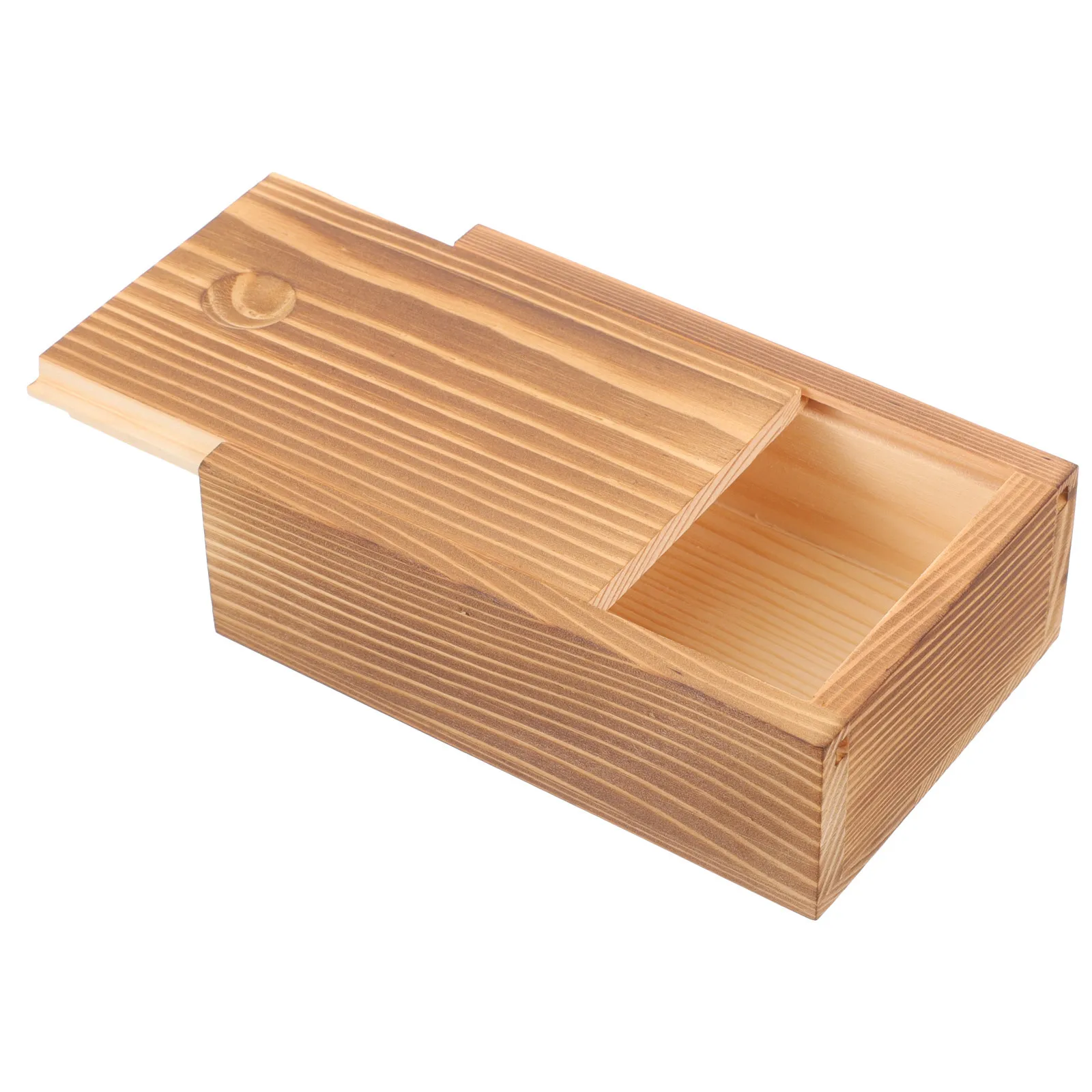 Wooden Jewelry Storage Box Small Wood Case For Earrings Necklaces Bracelets Organizer Trinket Container Desktop Jewelry