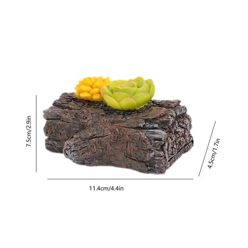 Key Hider Outdoor Fake Rock Log Turtle Statue Key Safe Holder pietre Decorative da giardino con dispositivi per nascondere le chiavi tempo in resina