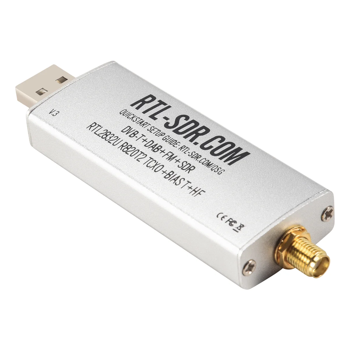 

X12A RTL SDR V3 R820T2 RTL2832U 1PPM TCXO SMA RTLSDR Программно определяемая система радиосвязи