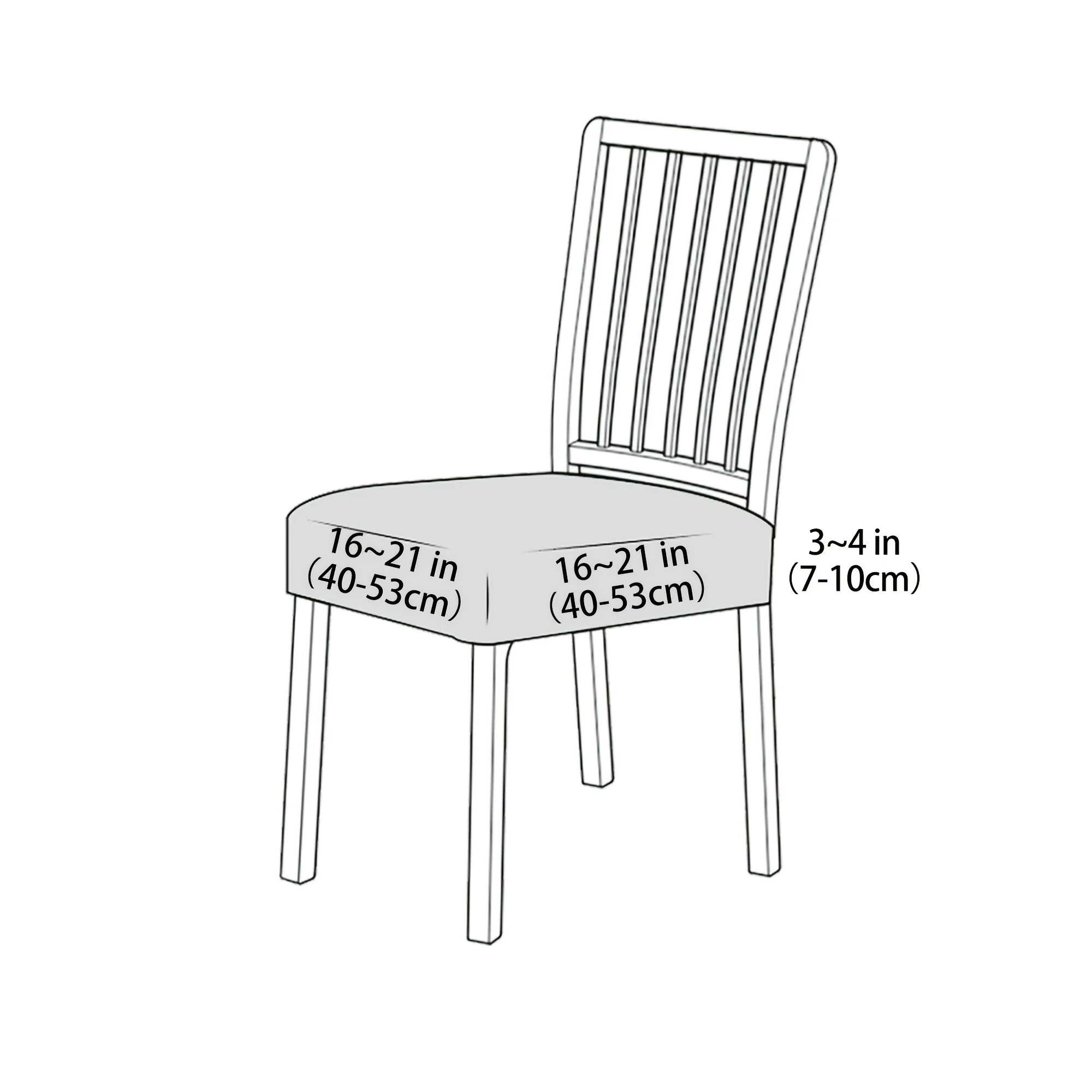 4/6pcs Home Hotel Elastic Big Leaf Flannel Jacquard Slipcover Chair Seat Cover Dining Chair Cover