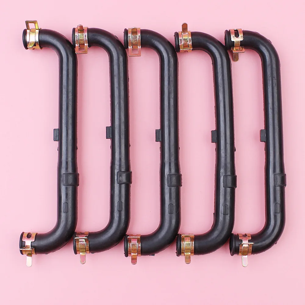 

5pcs/lot Oil Tube Pipe Hose with Clamp For Honda GX35 GX35NT UMK435 Trimmer Brush Cutter Small Engine Motor Part