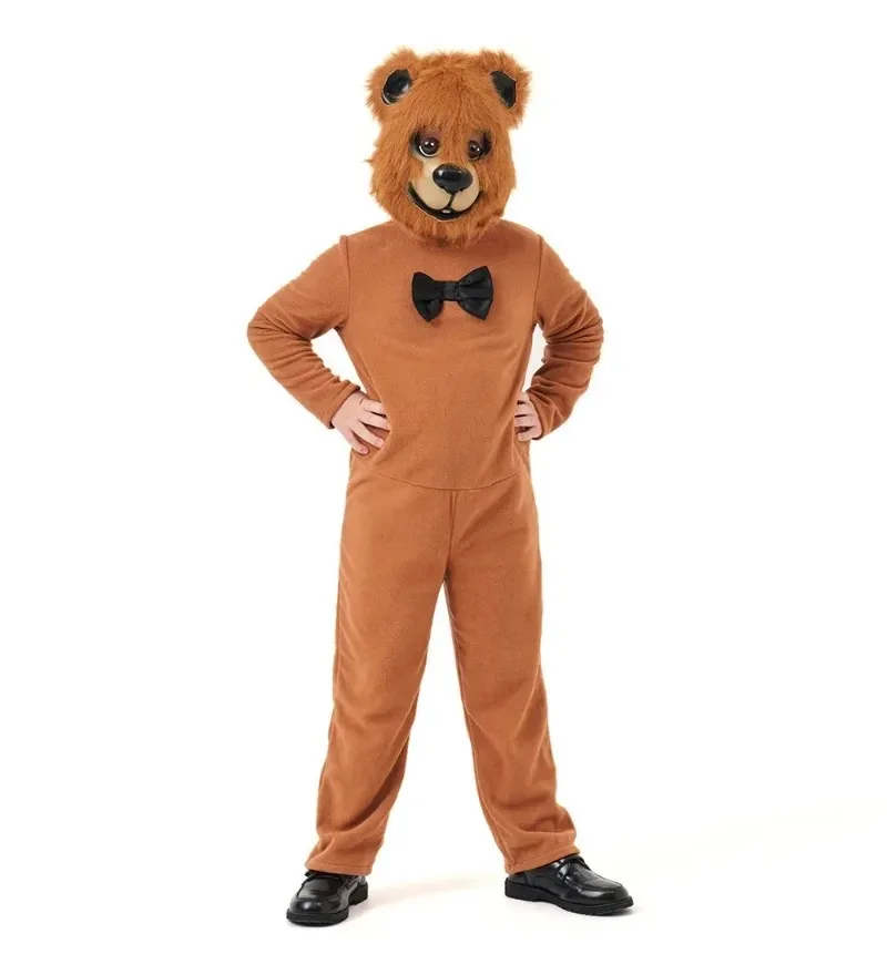 Disfraz de osito pequeño para niños, conjunto de oso decorativo de dibujos animados, mono de actuación de Cosplay, disfraces de Halloween para niños