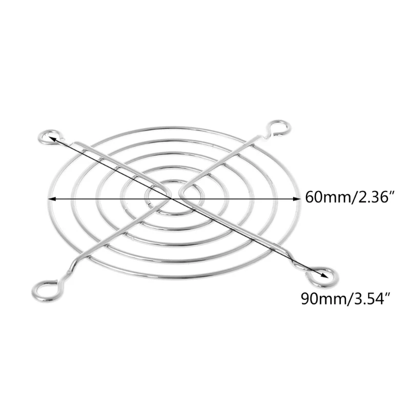 Fan Grill Nuevo Metal Acero 70mm 7cm Protector ventilador Protector dedo Red parrilla hierro