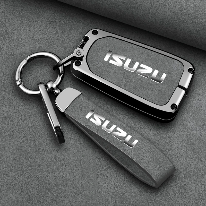 Car Remote Key Case Fob Cover Shell For Isuzu New MU-X X Series DMAX D-Max X-Terrain Pickup 2021 2022 Auto Keychain Accessories