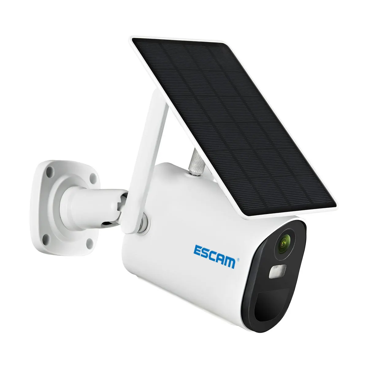 QF290 escam 1080P ที่เก็บข้อมูลบนคลาวด์ WIFI แบตเตอรี่ PIR ปลุกกล้อง IP พร้อมแผงโซล่าสีเต็มรูปแบบการมองเห็นได้ในเวลากลางคืน IP66เสียงสองทาง