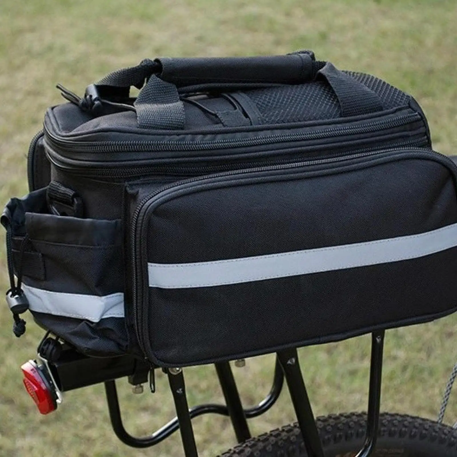 Bike Trunk Bag Bicycle Rear Rack Bag Pouch Pack Waterproof Storage Large