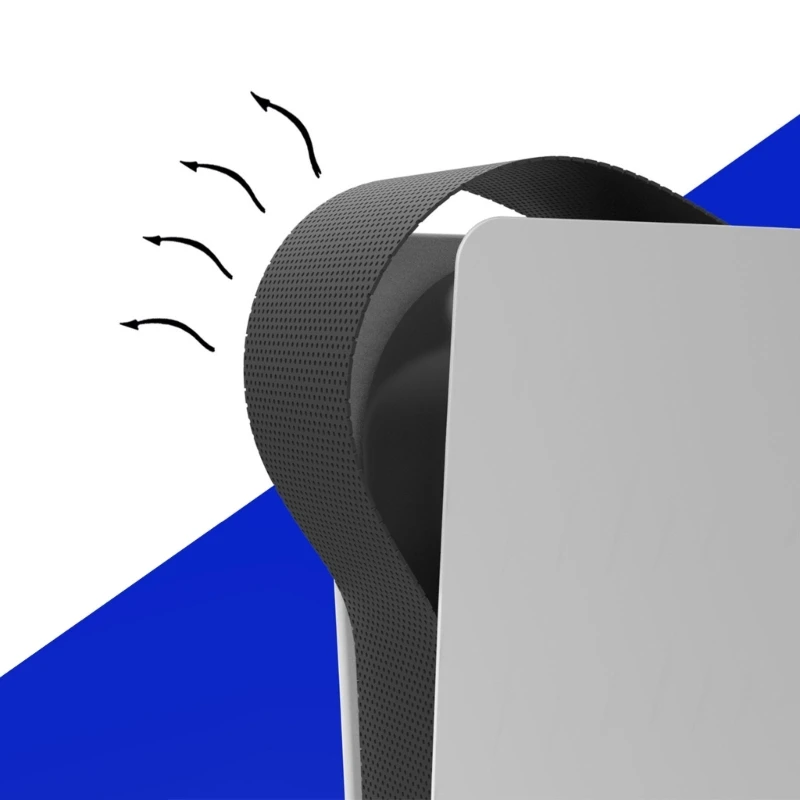 K1AA ฝุ่นยืดหยุ่นตาข่าย Protector สำหรับ PS 5 คอนโซล Anti-Scratch ป้องกันฝุ่นผิวโฮสต์กลางแถบ Gamepad อุปกรณ์เสริม