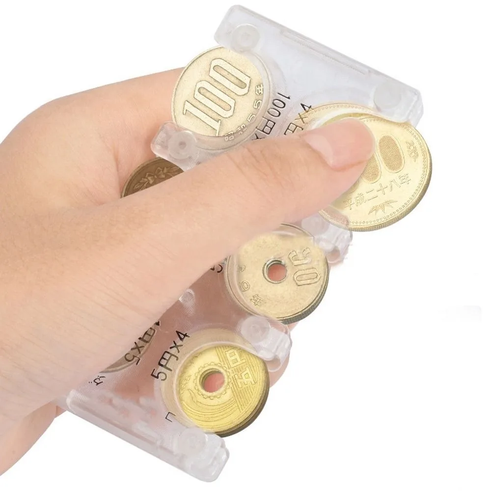 

Multi-position Plastic Purse Japanese Style Ultralight Solid Color Coin Dispenser ABS Coin Pocket Money