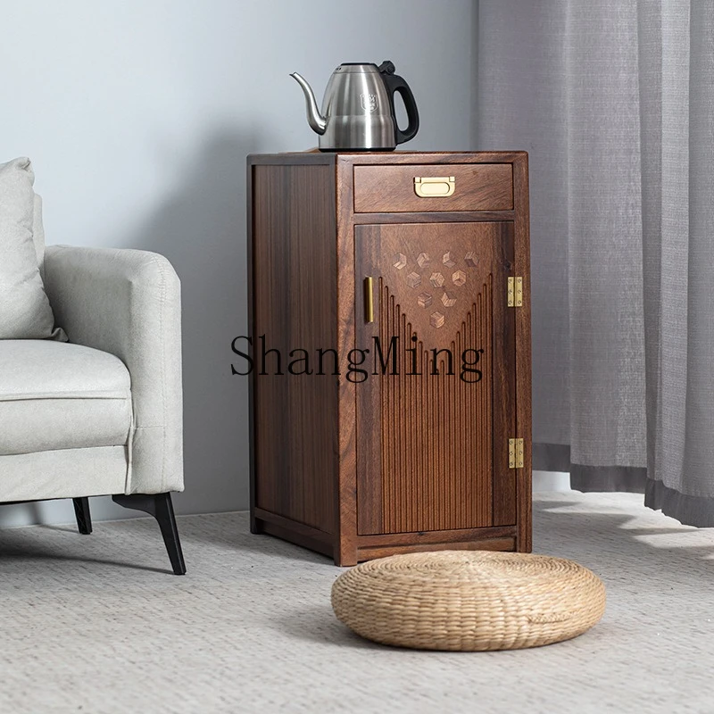 FG good-looking  removable table solid wood tea cabinet sofa side cabinet simple tea table boiling water cabinet