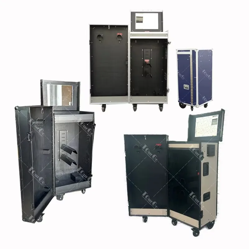 Equestrian Double Saddle Tack Locker Flight Cases WIth Adjustable Saddle Frame