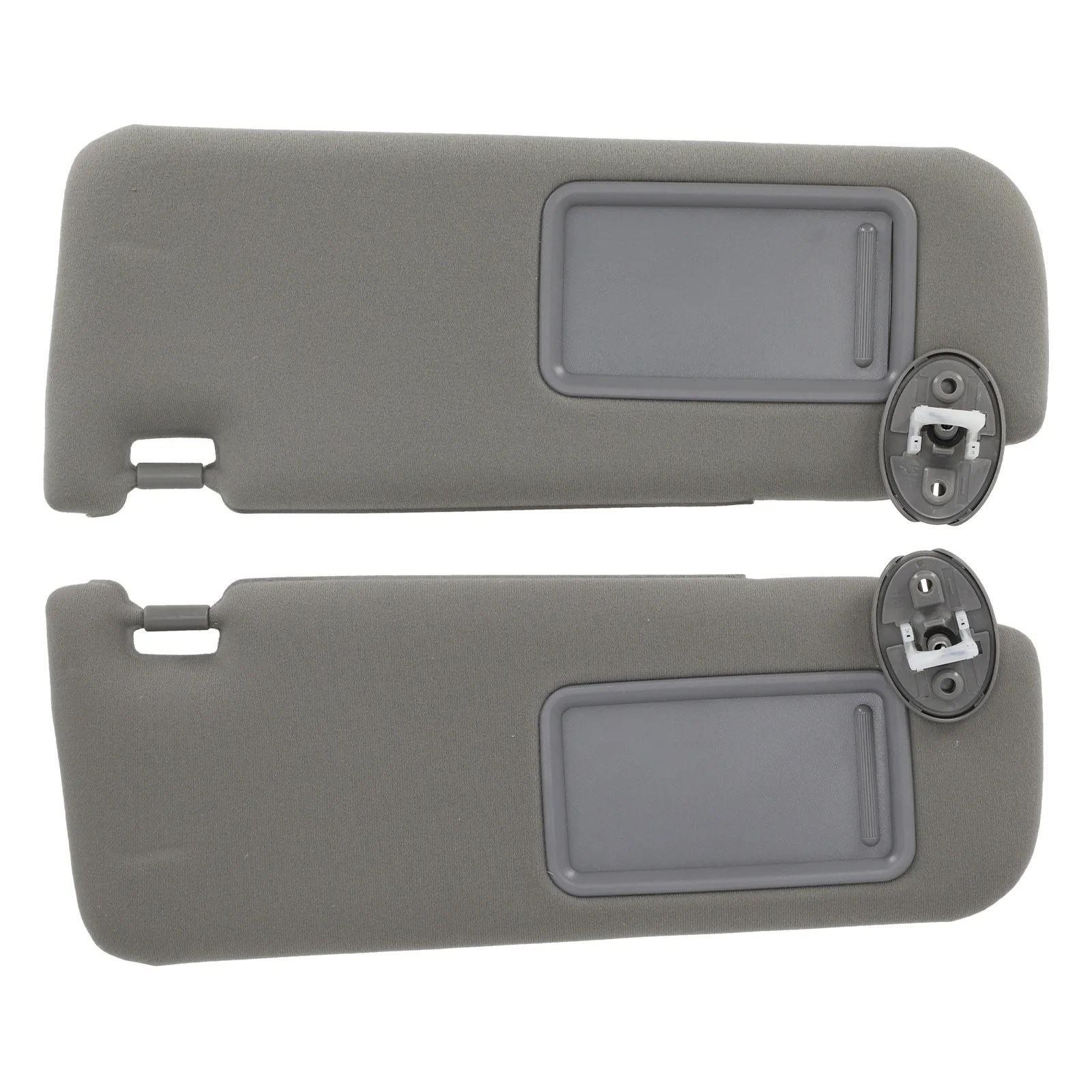 زوج حاجب الشمس الأمامي لسيارة تويوتا كامري 2012-2017 7431033F80B0 74310-06590-B2 جانب السائق الرمادي #1