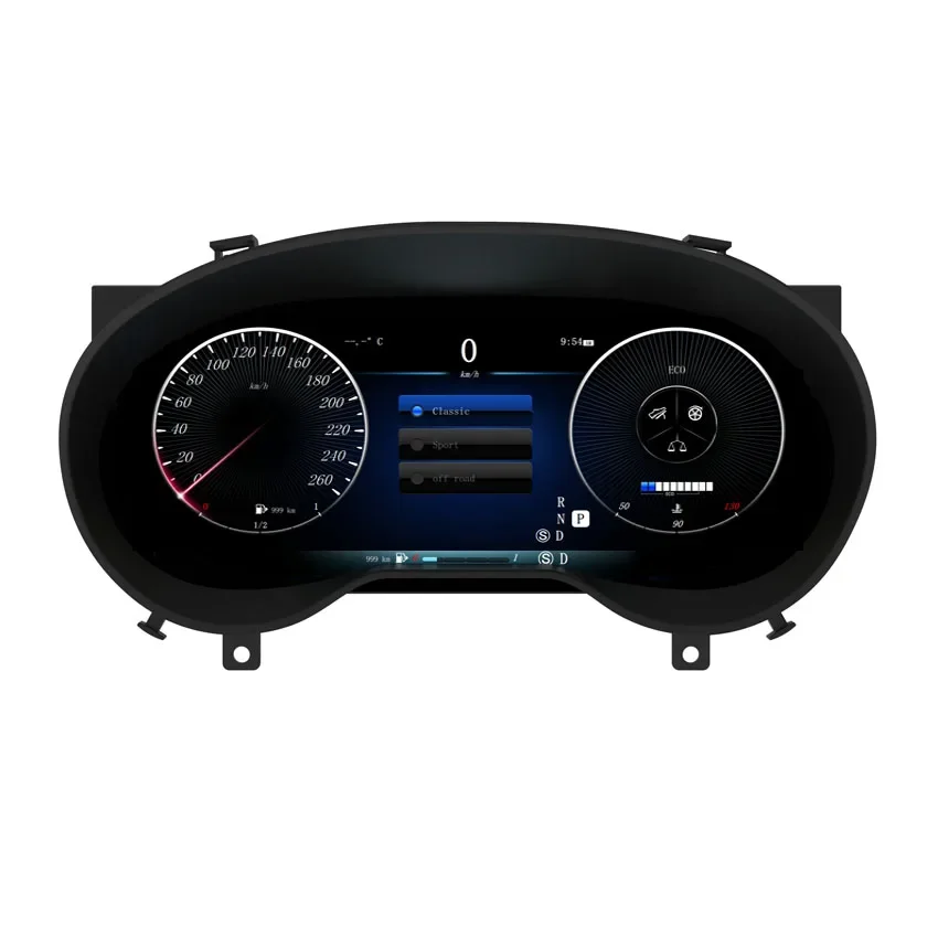 Latest LCD Dashboard Display 12.3 inch Upgrade OEM Virtual Cockpit Digital Cluster for Merceds Benz GLA NTG 4.0 5.0