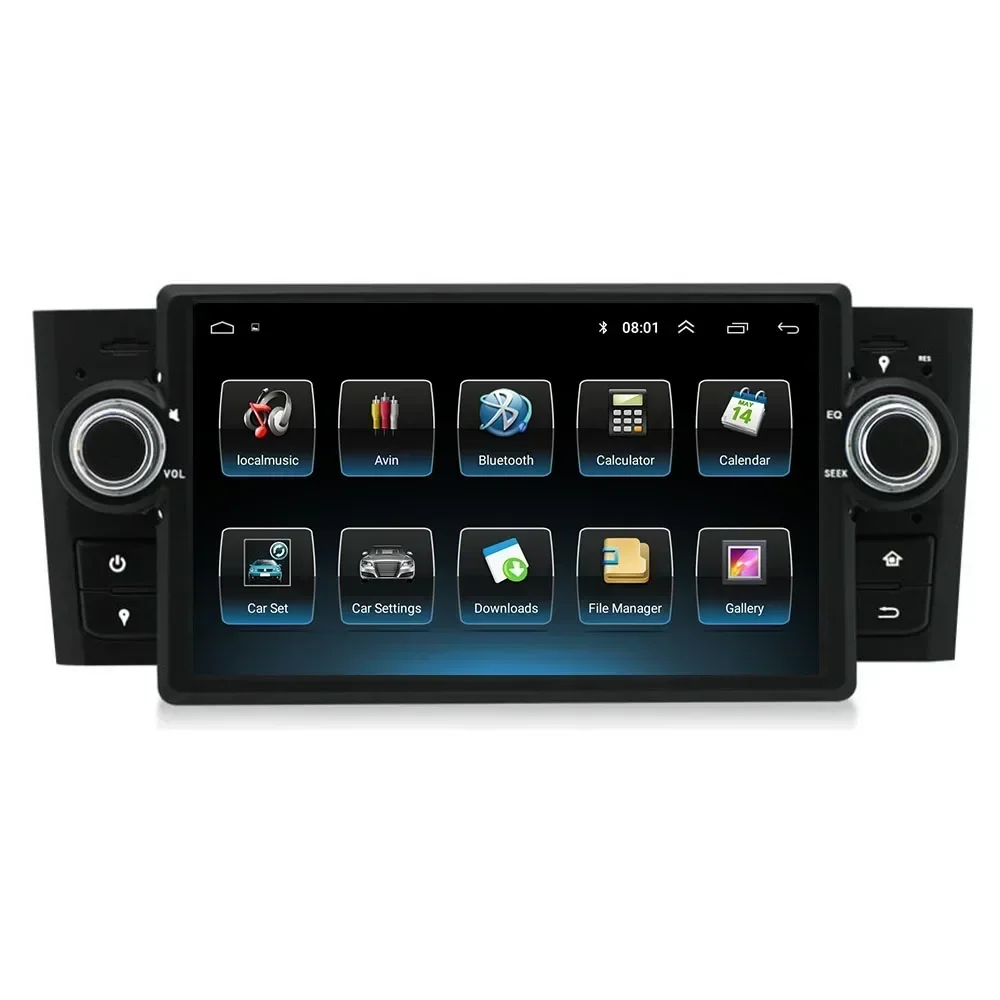 Car Radio GPS Android 13 Multimedia Video Player Auto Stereo Audio for Fiat Grande Punto Linea 2007-2012 - 2050 Carplay NO DVD