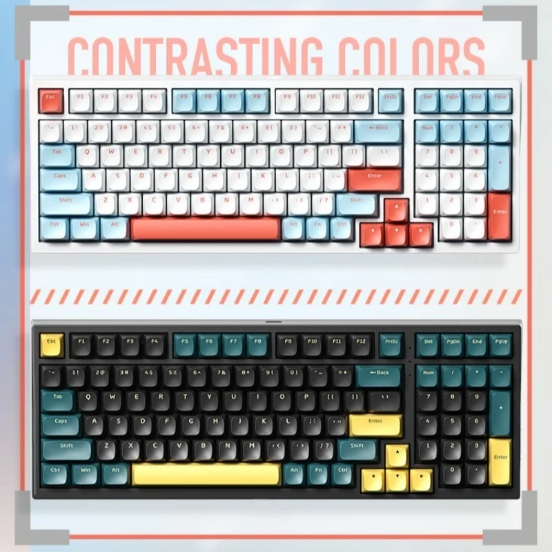 Mechrevo K590 Wireless Mechanical Keyboard Tri Mode Gasket Structure Full Key Hot Swappable Rgb Macro Driver Gaming Keyboards