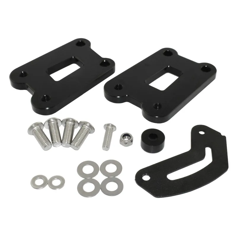 WAASE Rear Footpegs Pedal Lowering Kit Passenger Footrests Supports For Yamaha MT-09 MT09 SP 2021 2022