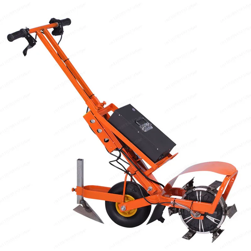 Electric lawnmower Rechargeable agricultural micro-tiller Farmland weeding and loosening ditch tool