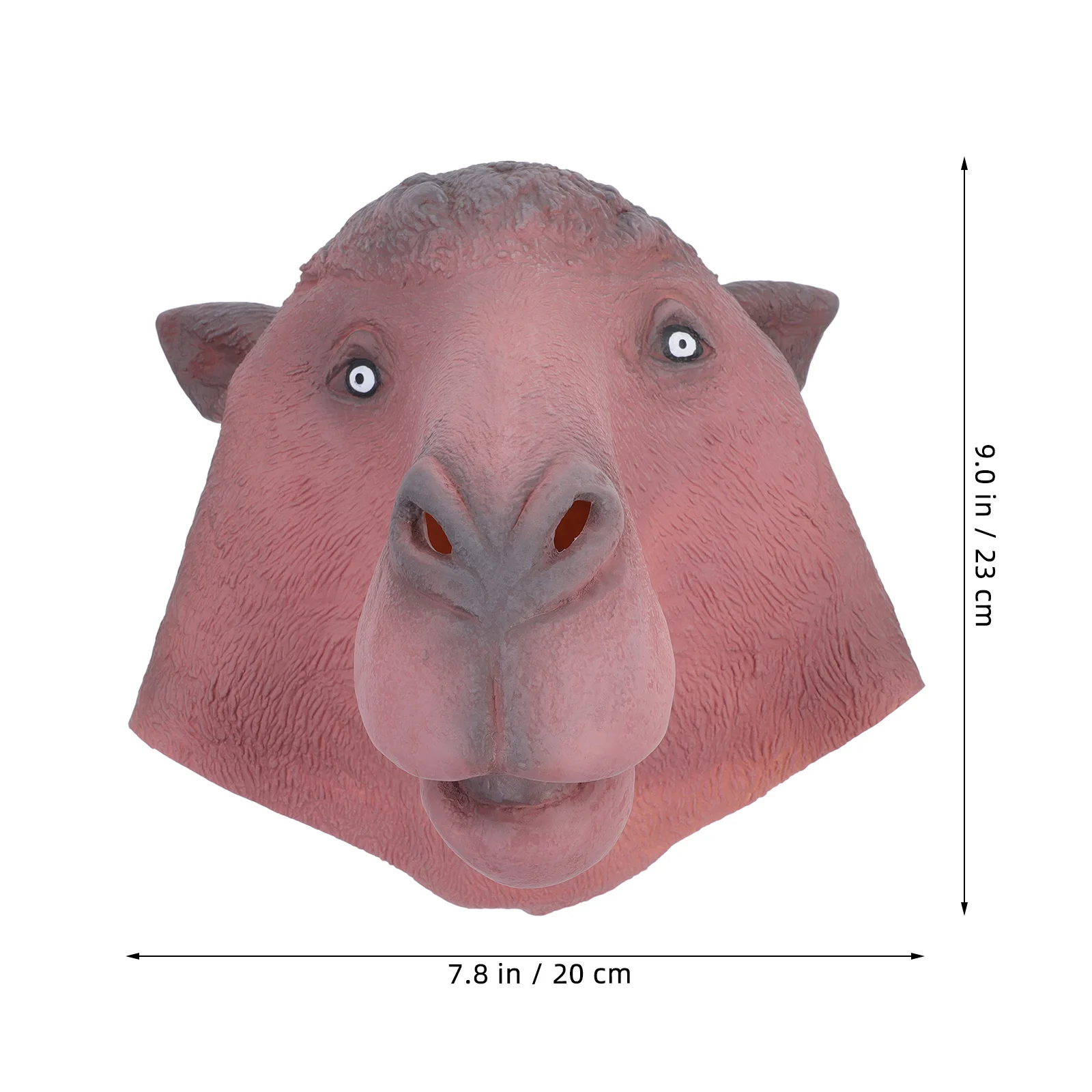 قناع الجمل على شكل حيوان، قناع تنكري للهالوين للبالغين، إكسسوار للصور، أغطية رأس كرنفال