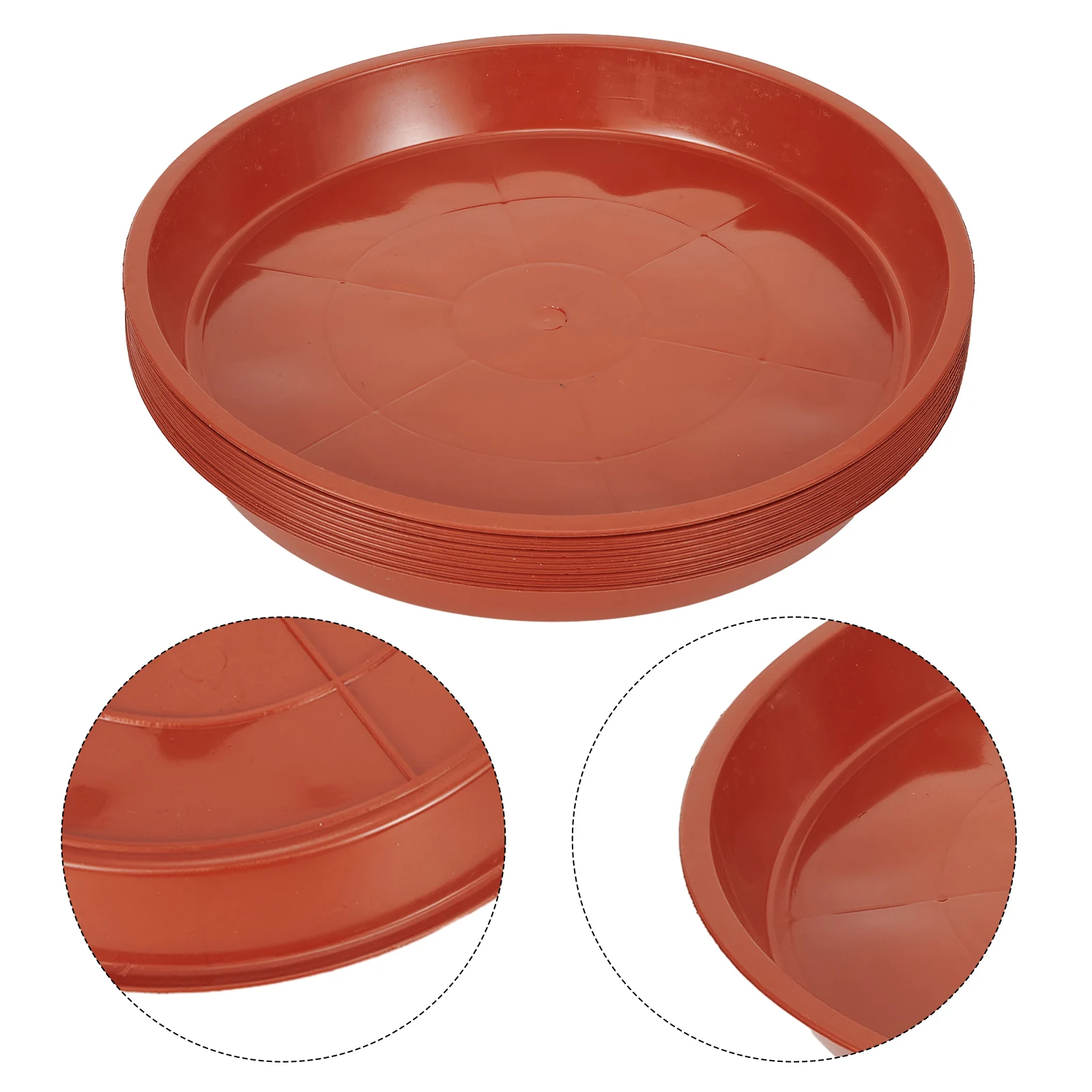 

Красный пластиковый поддон-поддончик для цветочных горшков, сверхпрочный, для улицы, высокого качества, хит продаж