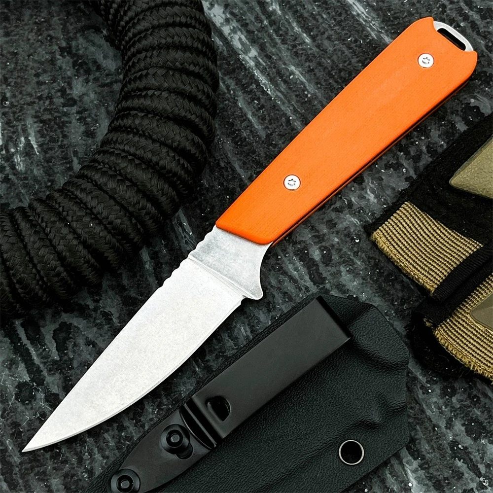 

Нож с фиксированным лезвием EDC на открытом воздухе, стальное лезвие 8Cr13Mov и стальной ручкой G10, прочный нож для кемпинга, пешего туризма, рыбалки