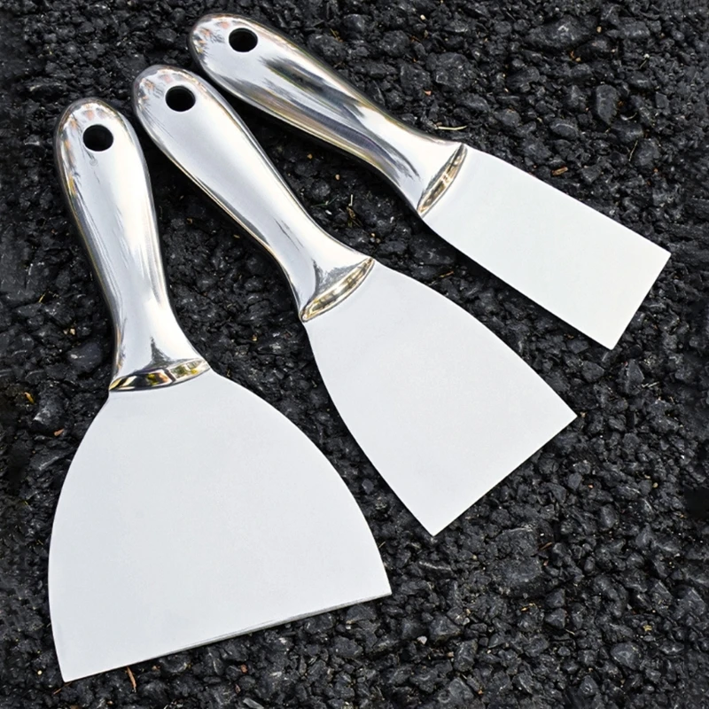 Imagem -01 - Faca Conjunta Raspador Spackle Faca para Drywalls Acabamento Gesso Raspagem Papel Parede Limpeza Putty Faca Aço Inoxidável faca conjunta raspador spackle faca para drywalls acabamento gesso raspagem papel parede limpeza putty faca aco inoxidavel 01