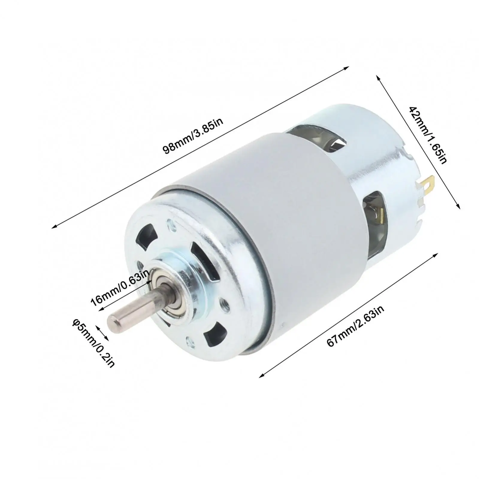 775 DC Motor Drill Chuck 0.3-4mm JT0 Chuck 12V 24V DIY Table Bench Drill Mounting Bracket Connecting Rod for Milling Polishing